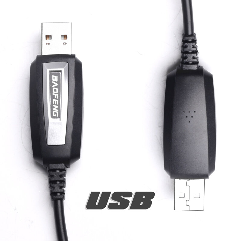 OPPXUN USB البرمجة كابل و البرمجيات CD ل Baofeng اسلكية تخاطب UV-5R Serise BF-888S كينوود Wouxun اكسسوارات كيت