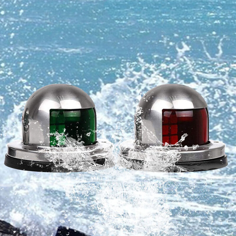 1 قطعة الأحمر الأخضر قارب البحرية مؤشر بقعة ضوء مركبة بحرية يخت الإبحار ضوء 12 فولت ABS مقاوم للماء القوس LED أضواء الملاحة