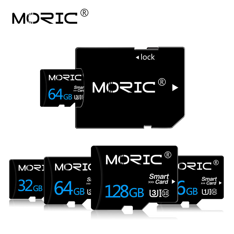 Moric-بطاقة ذاكرة فلاش Micro sd ، 32 جيجابايت/64 جيجابايت/128 جيجابايت ، الفئة 10 ، بطاقة sd ، 8 جيجابايت ، 16 جيجابايت ، للهاتف والكمبيوتر الشخصي