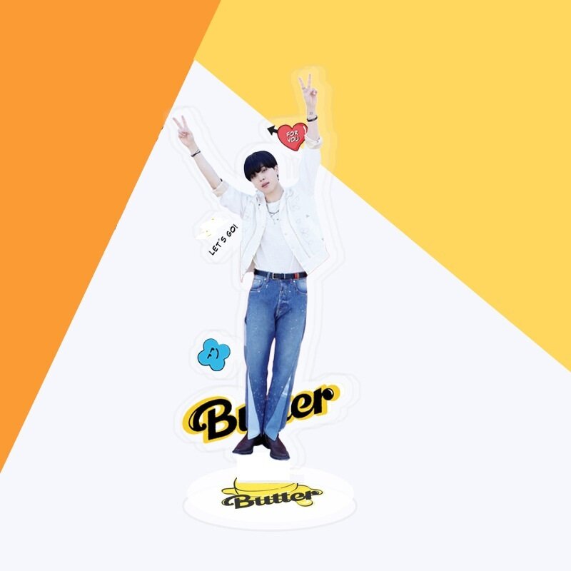 KPOP Bangtan بنين زبدة ألبوم جديد AcrylicStand عمل تقف مكتب الديكور هدية مجموعة كوريا مجموعة بطاقات شكر