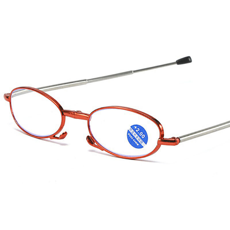 2021 للطي نظارات للقراءة الرجال النساء طوي الشيخوخي قارئ النظارات مع حقيبة سستة