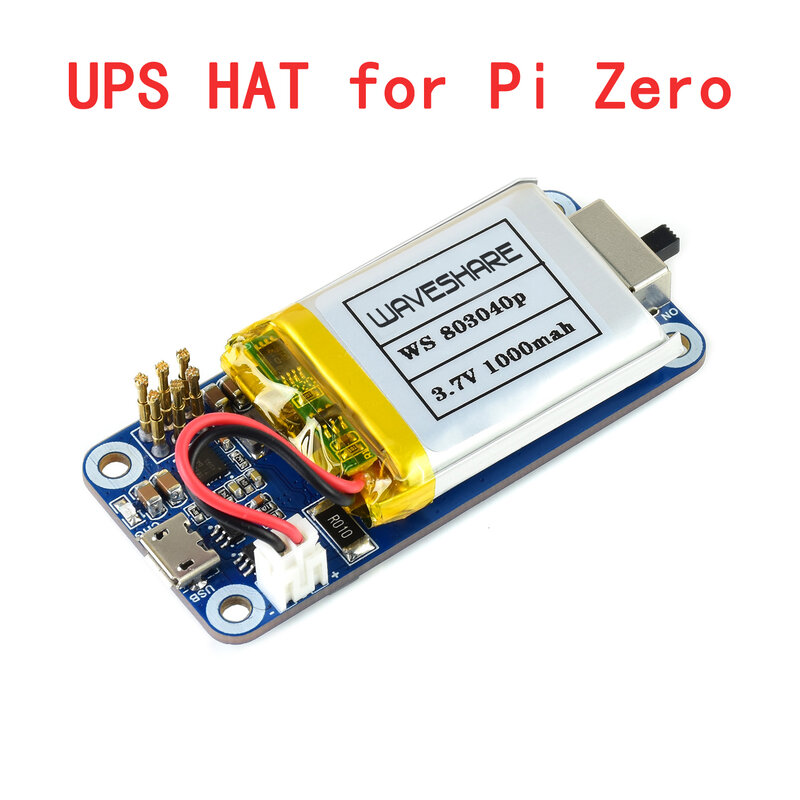 5 فولت UPS إمدادات الطاقة غير المنقطعة وحدة اندلاع قبعة بداية عدة ل RPI التوت Pi صفر 2 واط WH 2 واط مجلس ، بطارية 1000 مللي أمبير