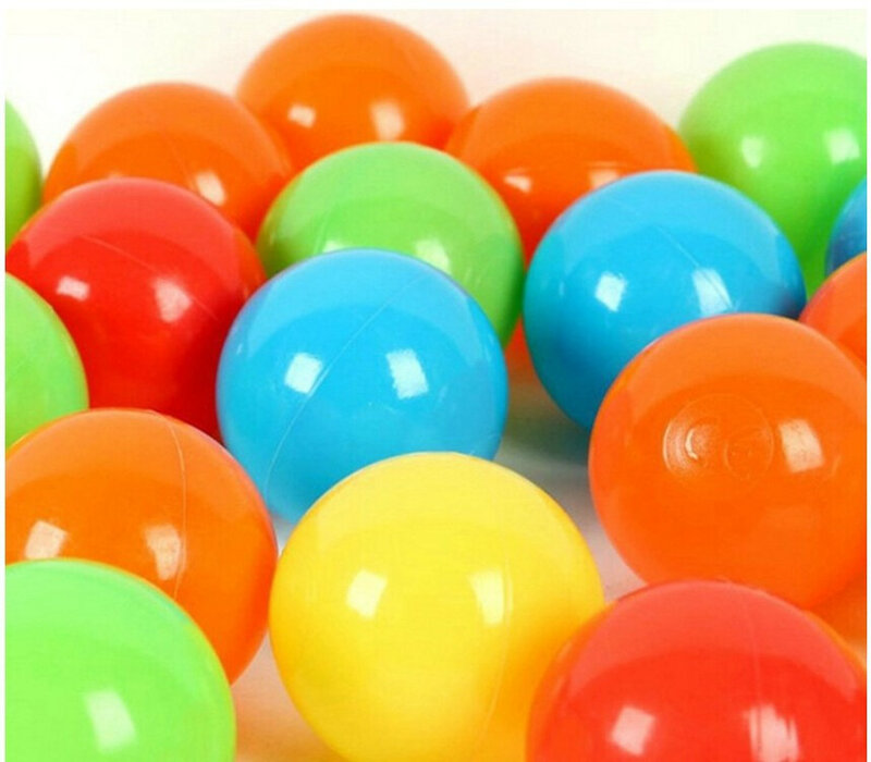 50 قطعة/الحقيبة 5.5 سنتيمتر البحرية الكرة الملونة للأطفال معدات اللعب السباحة الكرة لعبة اللون
