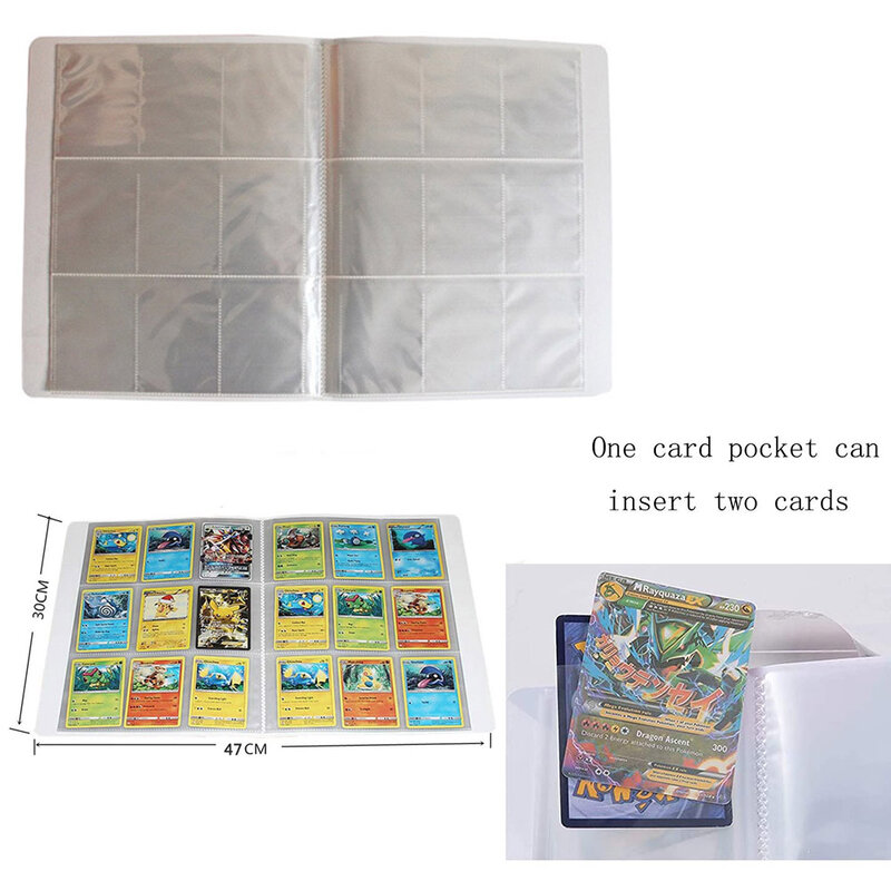 9 جيب 432 قطعة بطاقات البوكيمون كتاب البوم المباحث بيكاتشو حامل خريطة مجلد تحميل قائمة بطاقة الألعاب مجموعة VMAX هدية لعبة أطفال