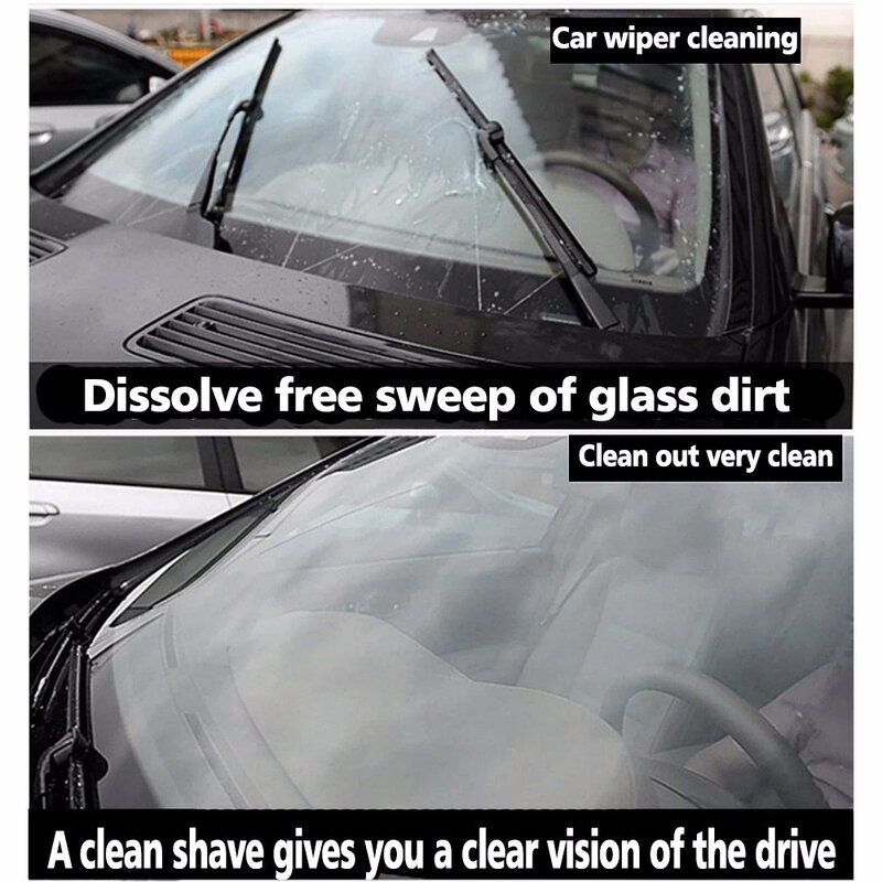 20 قطعة/الحزمة (20 قطعة = 80L المياه) مساحة زجاج السيارة الأمامي الزجاج آلة غسل سيارات السيارات الصلبة مُنظف نوافذ أقراص فوارة اكسسوارات السيارات
