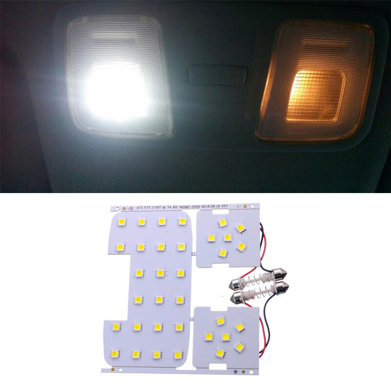 1 قطعة T10 BA9S K2 سيارة الداخلية LED ضوء القراءة مقصورة لمبة عالية مشرق 6000K 800LM القوالب الداخلية الزخرفية مصابيح
