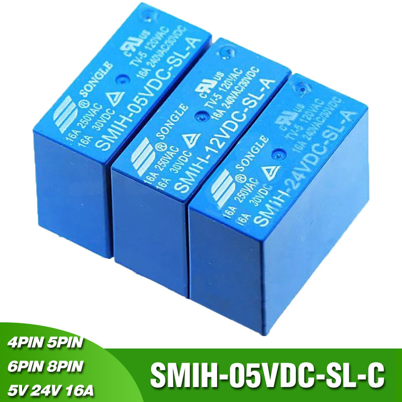 10 قطعة الطاقة التبديلات SMIH-05VDC-SL-A SMIH-12VDC-SL-A SMIH-24VDC-SL-A SMI-05VDC-SL-A SMI-12VDC-SL-A SMI-24VDC-SL-A SMI-05VDC-SL-2C