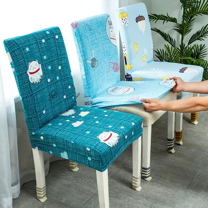 مطبوعة تمتد غطاء مقعد بسيط قطعة واحدة مخدة كرسي المنزلية بسيطة نصف حزمة مقعد الظهر حزمة غطاء مقعد