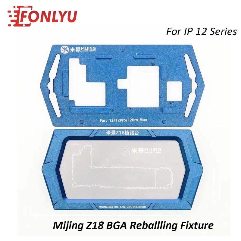 منصة زراعة القصدير, منصة معدنية Mijing Z18 لزراعة القصدير طبقة متوسطة لهاتف iPhone 12 Mini Pro Max لوحة أم للهاتف المحمول منصة زراعة القصدير