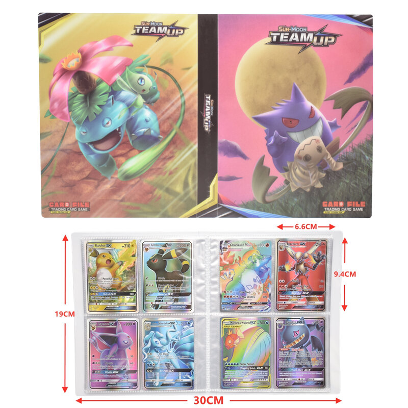 بوكيمون بطاقات كتاب البوم الكرتون تاكارا تومي أنيمي جديد 240 قطعة بطاقة الألعاب VMAX GX EX حامل جمع مجلد الاطفال كول اللعب هدية
