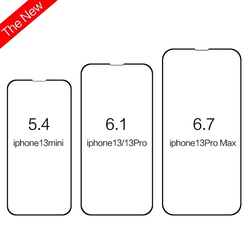 HD الزجاج واقية آيفون 13 برو ماكس الزجاج المقسى حماة الشاشة آيفون 11 12 برو ماكس XS ماكس 7 8 Plus 12 13 mini