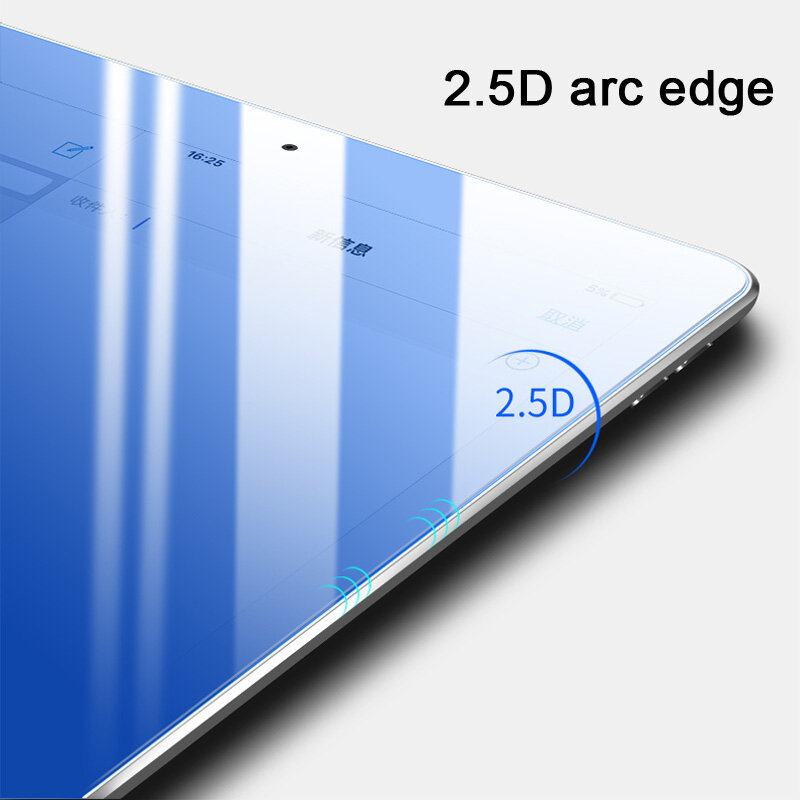 واقي شاشة لجهاز iPad ، زجاج مقوى بحافة منحنية ، مضاد للضوء الأزرق ، 10.2 بوصة ، 2019 ، لجهاز iPad الجديد ، 10.2