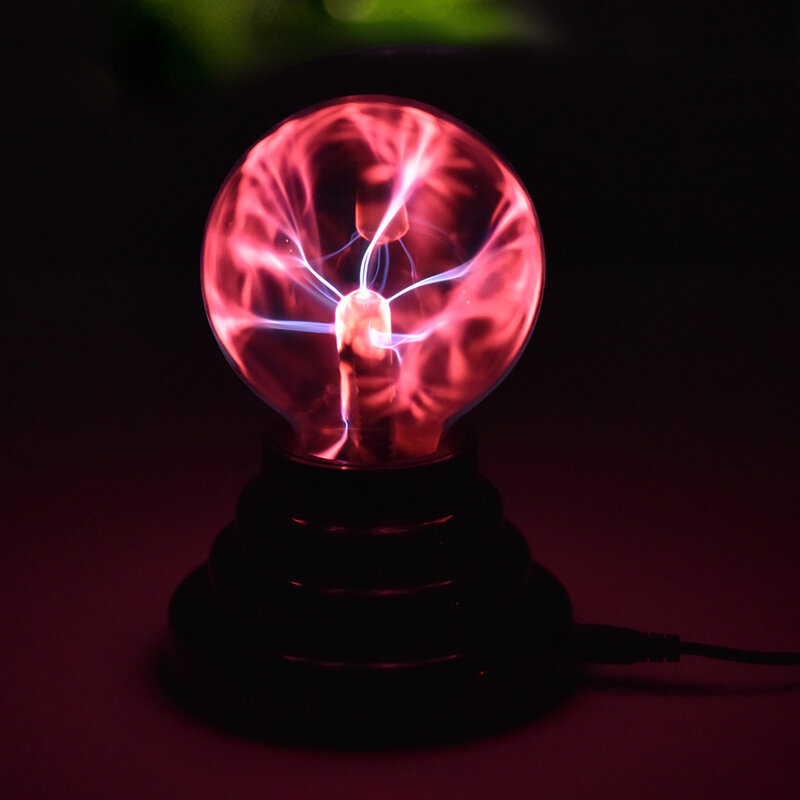 الجدة ماجيك كرة بلاوما مصباح USB اللمس البرق LED ليلة ضوء الطفل ضوء الليل عيد الميلاد الاطفال ديكور هدية الإضاءة