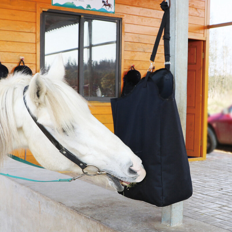 الحصان القش حقيبة بطيئة تغذية القش حقيبة القش تخزين المغذية الحقيبة حمل في الهواء الطلق ركوب الخيل أداء التدريب والعتاد