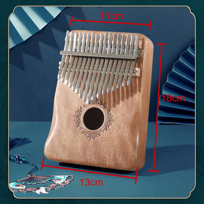 بيانو كاليمبا ذو 17 مفتاحًا عالي الجودة ، لوحة مفاتيح محمولة من الخشب الصلب ، موسيقى مبيرا