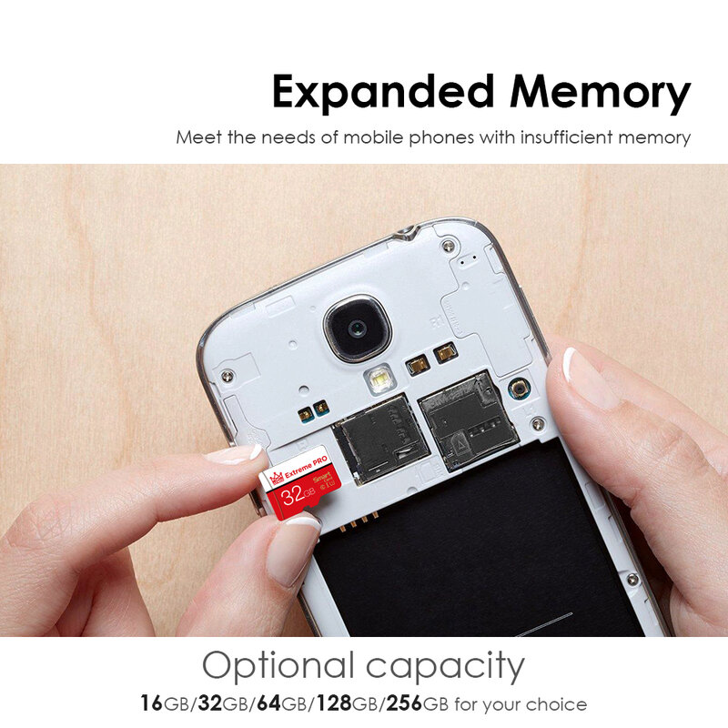 Tarjeta دي ميموريال مايكرو SD بطاقة 32 GB 8GB/16GB/64GB 128GB TF بطاقة الدرجة 10 بطاقة الذاكرة مايكرو البسيطة SD بطاقة كارت الذاكرة