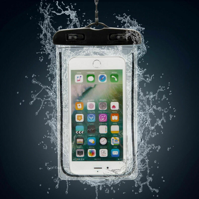 جراب هاتف خلوي عالمي مقاوم للماء ، 3.5 إلى 6 بوصات ، للسباحة ، تحت الماء ، للأنشطة الخارجية ، جديد