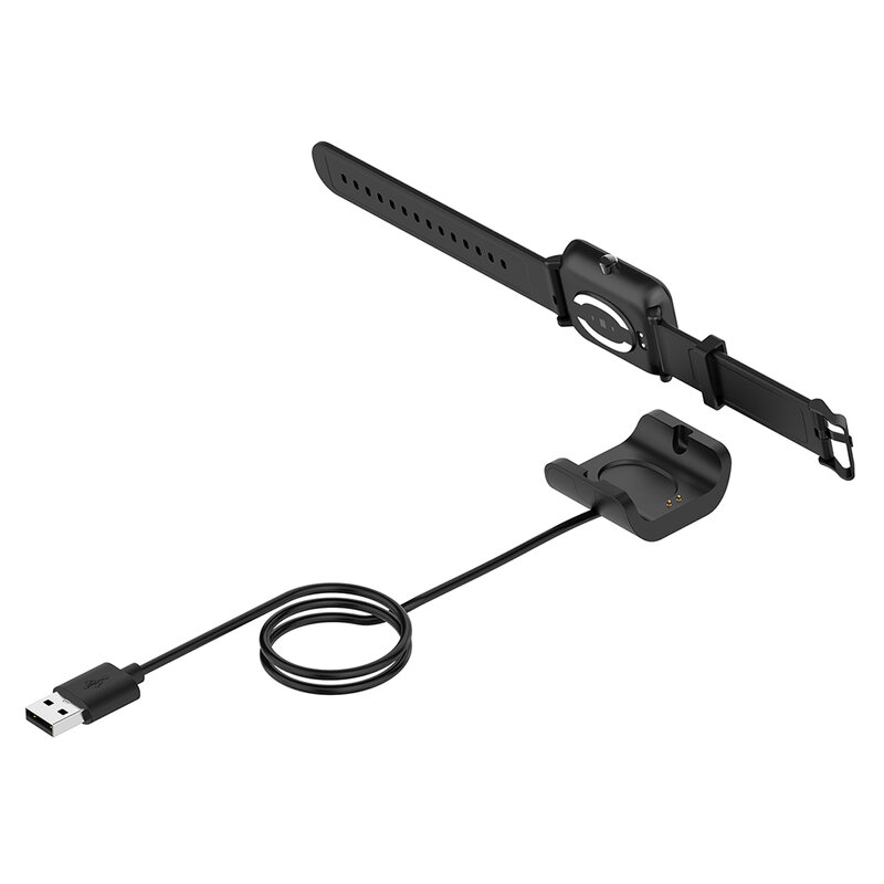 USB شاحن مهد ل Amazfit بيب S شحن كابل ل Amazfit A1916 1m/3ft حوض محطة محول اكسسوارات
