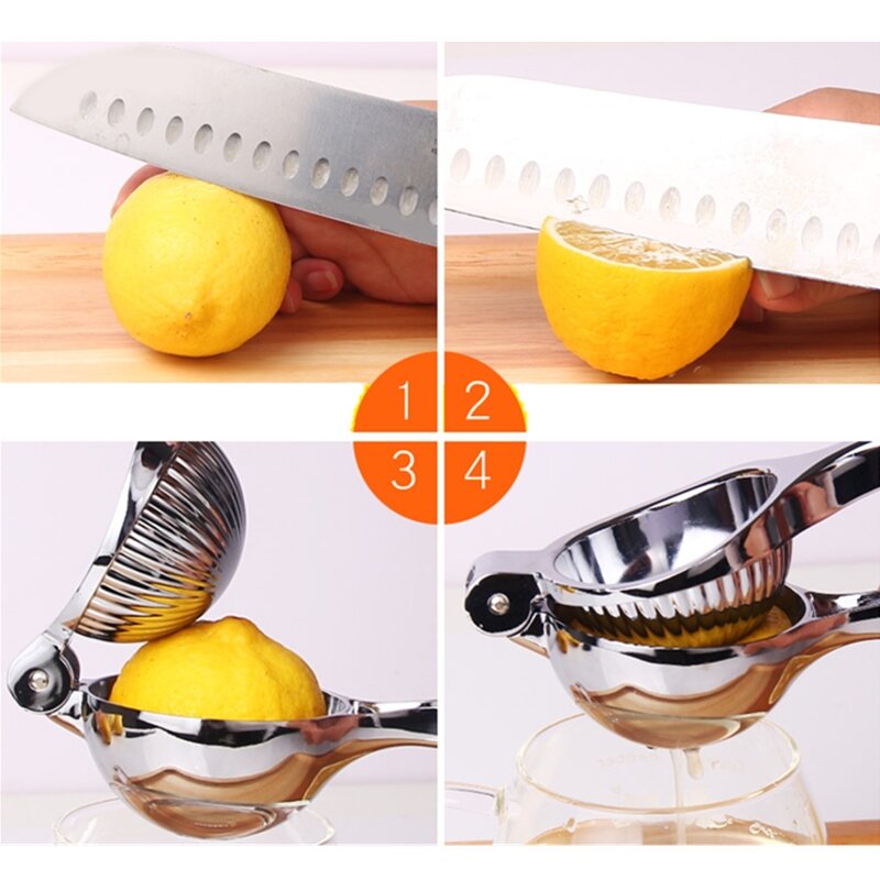 عصارة الليمون عصارة الحمضيات اليدوية المضادة للتآكل اليد الصحافة عصير الفاكهة أدوات مطبخ عصارة ليمون Hot البيع