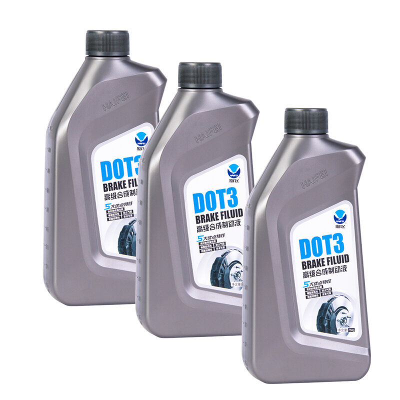 سائل فرامل السيارة عالي الجودة 1 لتر, للموديلات متعددة الأغراض ، يمكن استخدام DOT-3