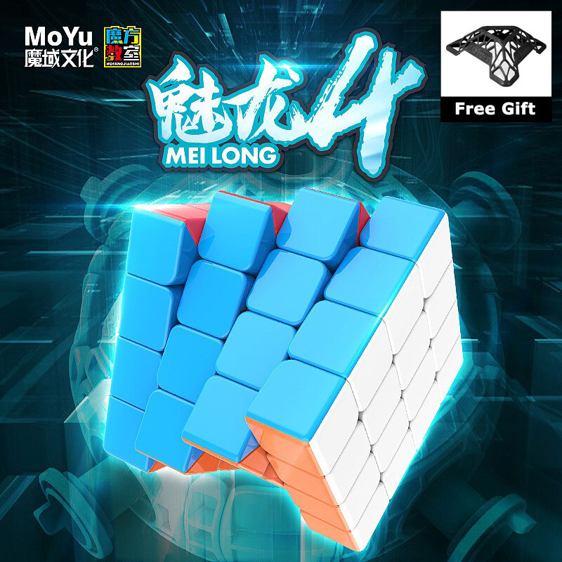 Moyu Meilong 2x2x2 3x3x3 4x4x4 5x5x5 المكعب السحري التكعيب سرعة بازل سحري Strickerless 2x2 3x3 4x4 RS3M الجدد مكعب ماجيكو اللعب