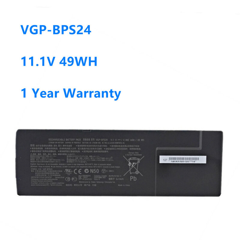 بطارية كمبيوتر محمول VGP-BPS24 لسوني VPC-SA VPC-SB VPCSD1S2C VPC-SB18GG VPC-SB190X VPC-SE2S1C VGP-BPSC24 11.1V 49WH