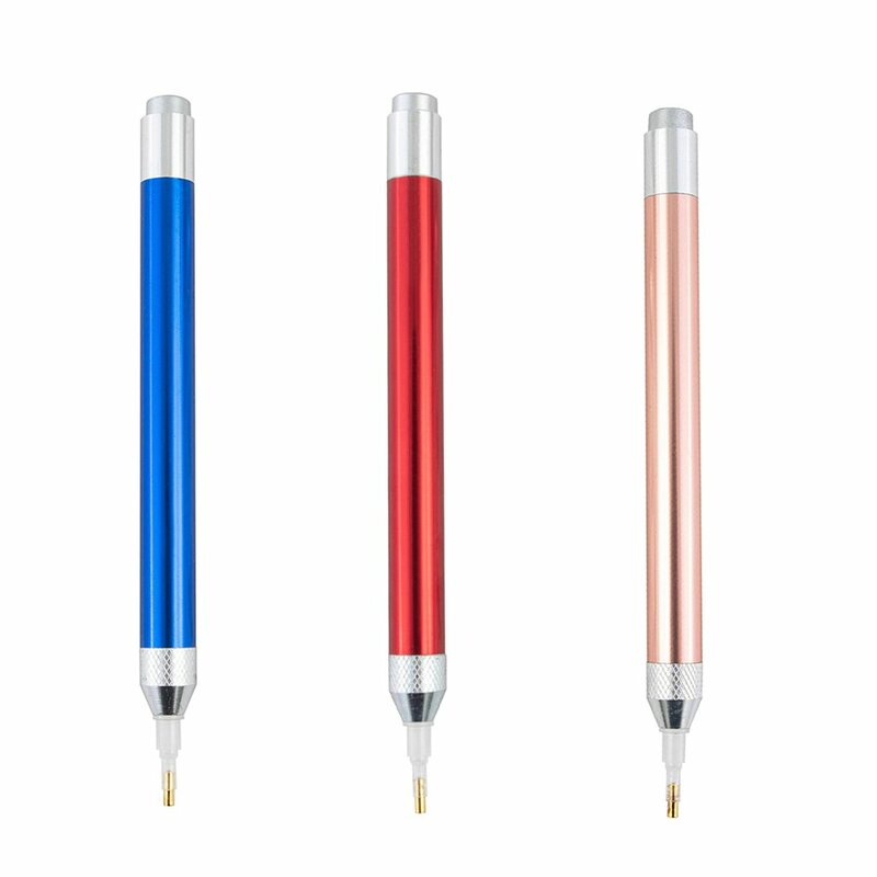 1 قطعة قلم الحفر نقطة الإضاءة أقلام الماس اللوحة 5D مع الماس الاكسسوارات المهنية 5D الماس عبر غرزة أداة