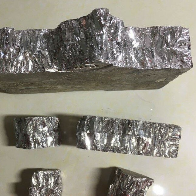 100g-1 كجم من معدن البزموت البزموت سبيكة معدنية نقية عالية لصنع بلورات البزموت