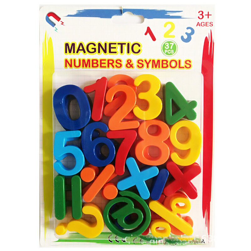 ألعاب تعليمية 26 قطعة الحروف الأبجدية التعلم المغناطيسي البلاستيك الثلاجة ملصقات الأطفال الصغار تعلم العد الإملائي