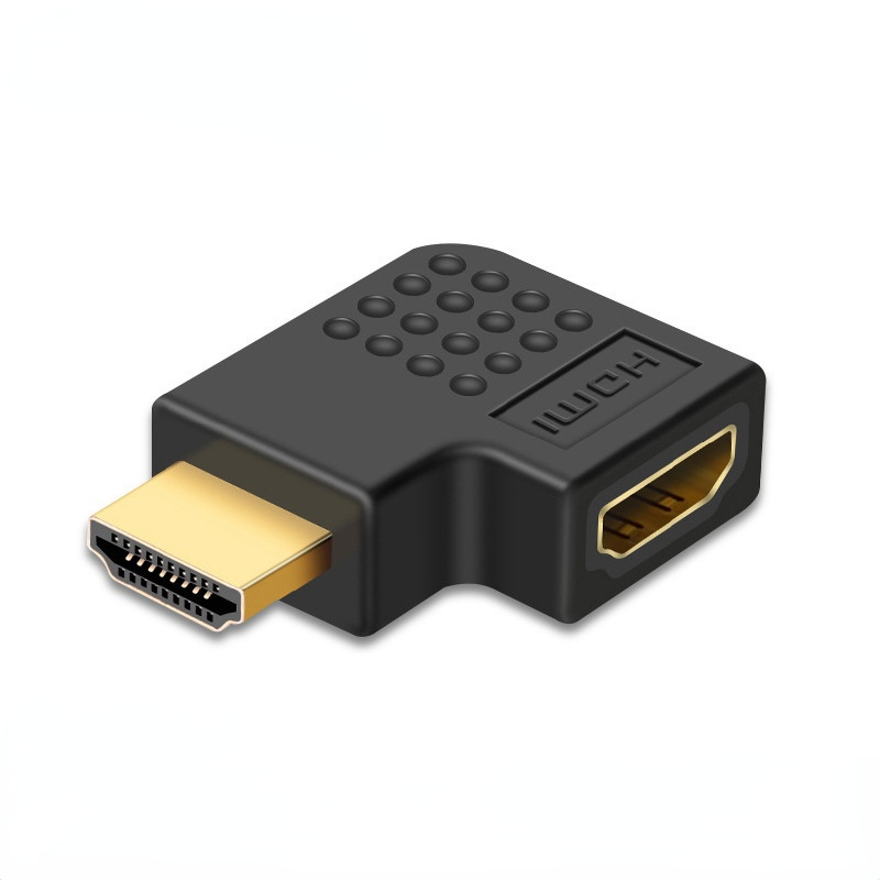 HDMI-متوافق محول ذكر إلى أنثى 90 270 درجة يمين يسار محول conttador ل PS4 Projetor HDTV شاشة لاب توب قطعة