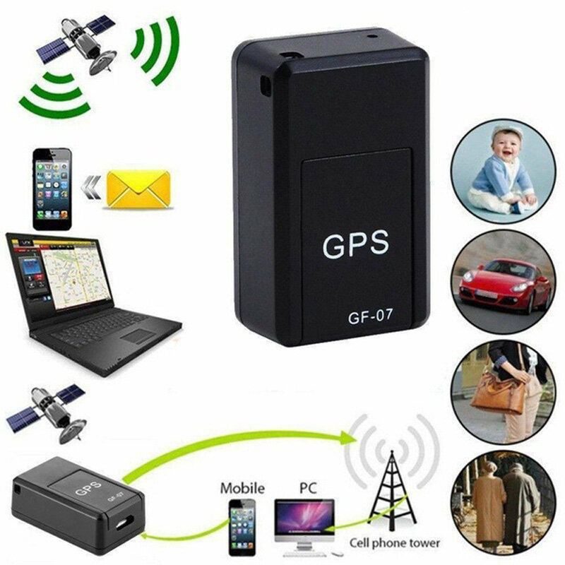 GF07 جهاز تعقب Gps للسيارات صغير المغناطيسي في الوقت الحقيقي مركبة تعقب ذكي محدد جهاز مكافحة سرقة تسجيل الأمن الحماية