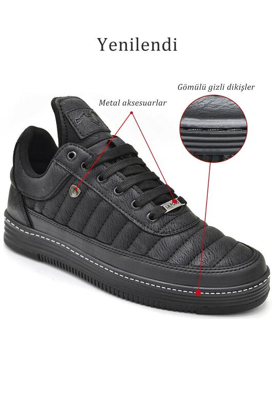 07 black Black Stitched Outsole Unisex Sports Shoes #5