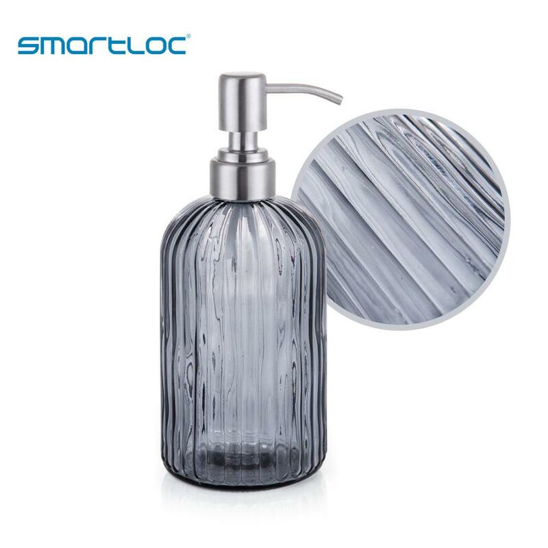 Smartloc 600 مللي الزجاج موزع صابون سائل لليد مضخة زجاجة شامبو جل الاستحمام صندوق تخزين بالوعة المطبخ اكسسوارات الحمام مجموعة