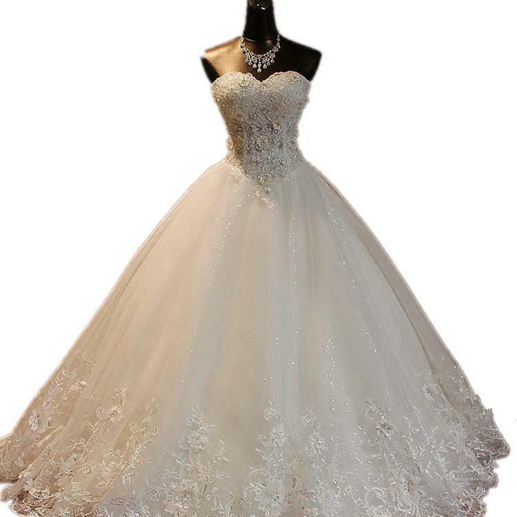 2021 جودة عالية انظر من خلال فساتين الزفاف فستاين سهرة/فساتين الحفلات الدانتيل حتى العروس Dres Vestidos De Novia حجم كبير فستان مخصص
