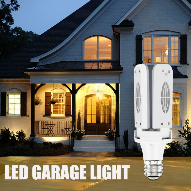 E26 لمبة مروحة LED ، مؤقت ، 85-265 فولت ، 30 واط ، مصباح سقف منزلي قابل للطي ، مع جهاز تحكم عن بعد