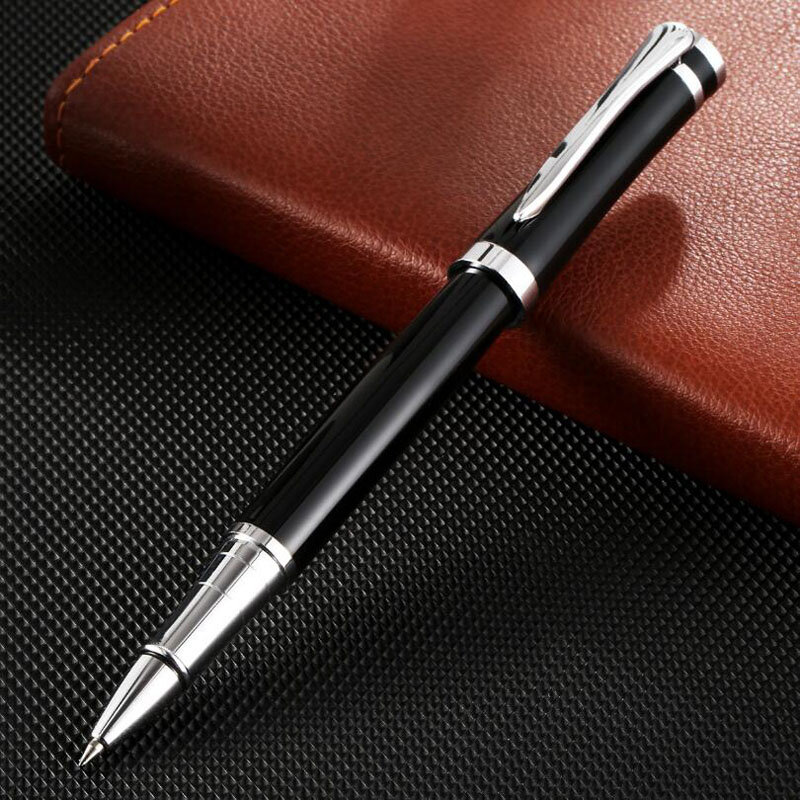 حار بيع جديد وصول كامل معدن حبر قلم حبر رجال الأعمال الفاخرة قلم توقيع شراء 2 أقلام إرسال هدية