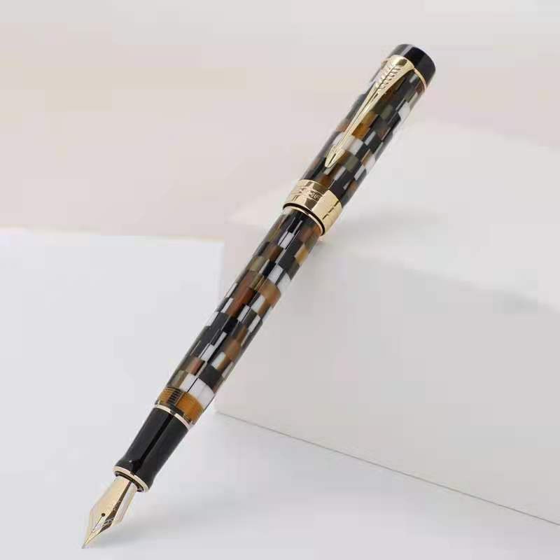 Jinhao 100 قلم حبر الشطرنج قلم حبر F بنك الاستثمار القومي محول حشو القرطاسية اللوازم المدرسية المكتبية الكتابة هدية