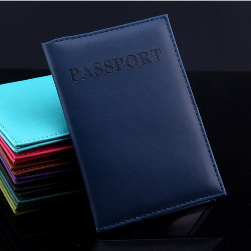 2017 الاصطناعي الجلود حامل جواز سفر نماذج زوجين المرأة غطاء جواز سفر للجنسين حافظة بطاقات رجل حامل بطاقة 1 قطعة