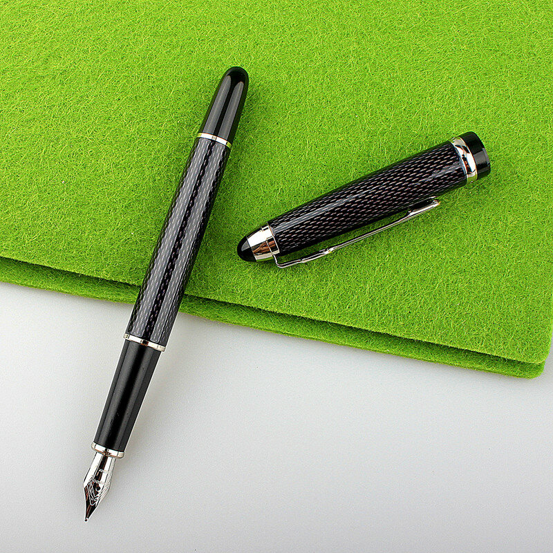أقلام حبر فاخرة من JINHAO مصنوعة من المعدن الصلب ذات طرف رفيع أقلام حبر مدرسة طالب مكتب أعمال كتابة أدوات مكتبية لوازم هدايا