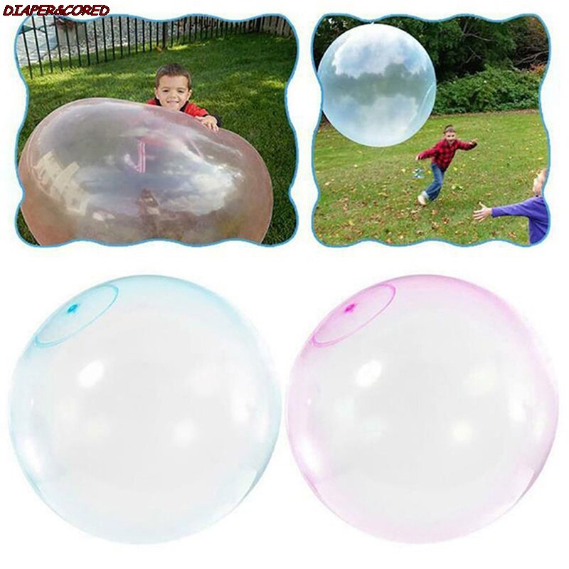 أطفال كرة فقاعات بالون داخلي في الهواء الطلق نفخ الكرة ألعاب لعب لينة الهواء المياه شغل كرة فقاعات تفجير بالون لعبة