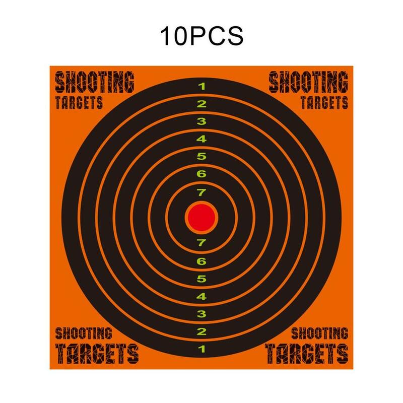 10 العصي في حزمة سبلاش زهرة الهدف 10 بوصة لاصق التفاعل اطلاق النار الهدف الهدف للبندقية/بندقية/مسدس المجلدات