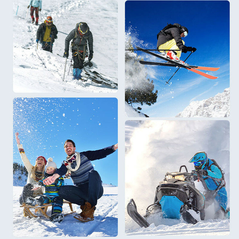 في الهواء الطلق الرياضة قفاز ركوب التزلج سميكة الدافئة قفازات الرجال النساء قفازات على الجليد الشتاء دراجة نارية سباق يندبروف قفازات