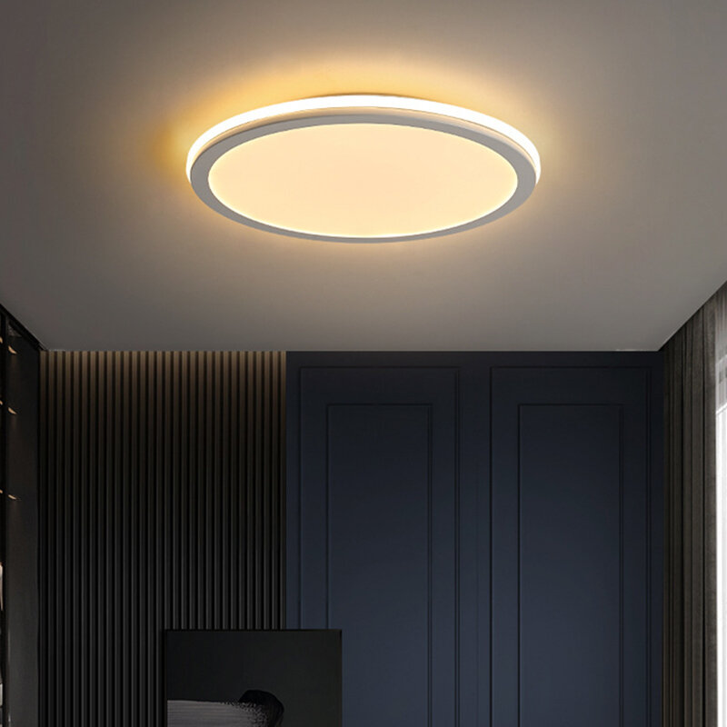 الحديثة الداخلية الطعام غرفة المعيشة غرفة نوم LED مصباح السقف مستديرة رقيقة جدا غرفة نوم ضوء تركيبة إضاءة ديكور المنزل