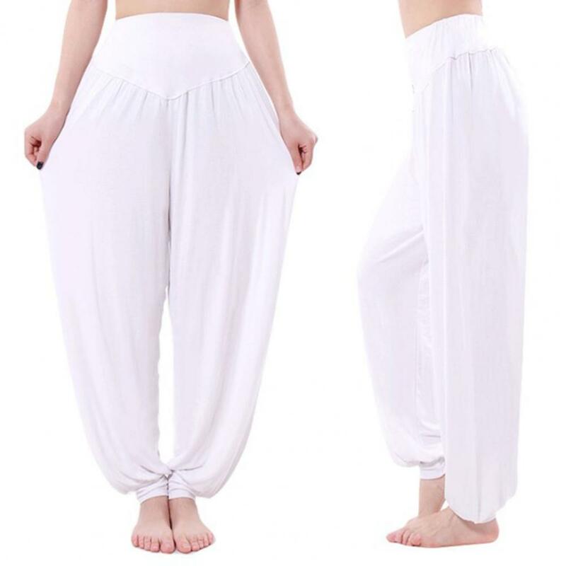 Yoga Pants Solid Color Soft Fabric No Constraint Casual Ankle-banded Women Sweatpants Female Clothes