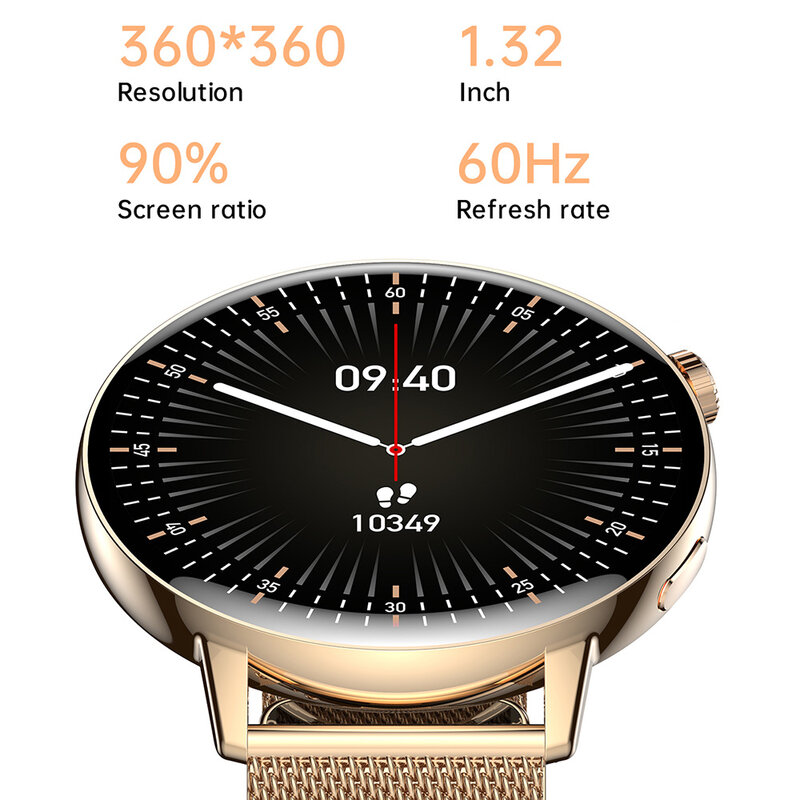 LEMFO ساعة ذكية الرجال بلوتوث دعوة ساعة ذكية 2022 مقاوم للماء 360 HD شاشة متعددة الرياضة وسائط GTR 3 Smartwatch النساء
