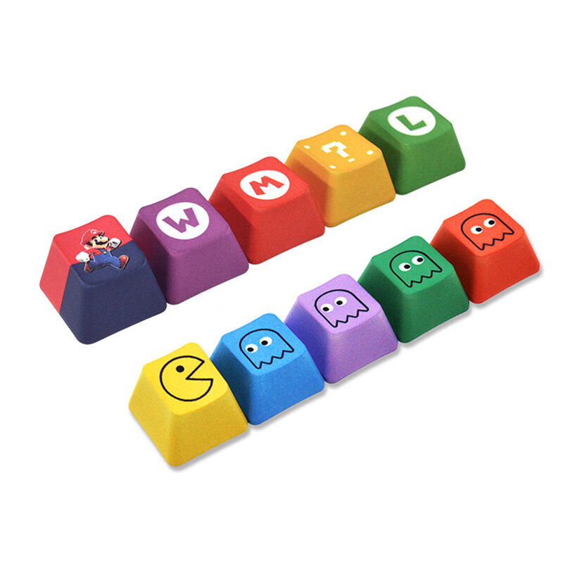 5 قطعة مفاتيح PBT Keycap OEM الشخصي صبغ الفرعية شخصية لوحة مفاتيح الألعاب الميكانيكية أغطية المفاتيح ل Gateron الكرز MX التبديل مفتاح غطاء #2