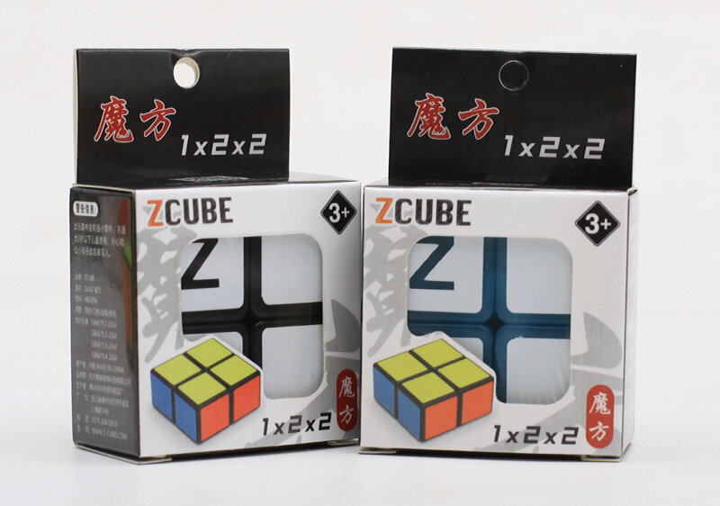 نسخة جديدة صغيرة ZCUBE 1x2x2 سرعة مكعب المهنية ماجيك مثلث الشكل تويست التعليمية طفل اللعب هدية الكريسماس دروبشيبينغ