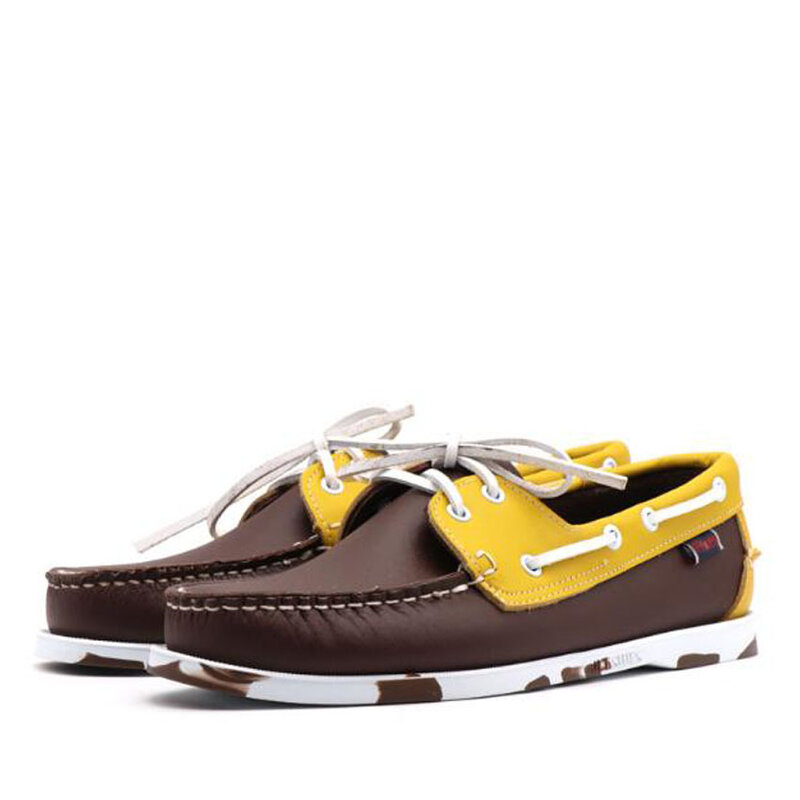 الرجال جلد طبيعي اليدوية Mocassin أوم dockside قارب أحذية أحذية خفيفة بدون كعب للرجال X998