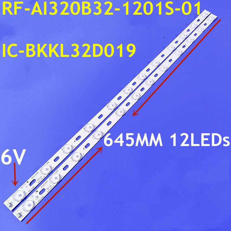 10 قطعة LED قطاع ل IC-BKKL32D019 Dl3244 (أ) ث Dl3254 (أ) Ph32s61dg LED32M2800PDE ، LED32S3360CE ، LED32F3300C LED32C360 LED32C560