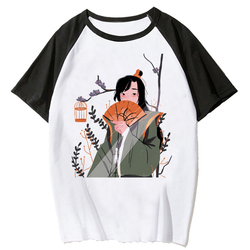 Mo Dao Zu Shi tshirt women Y2K comic designer t shirt female Japanese clothes